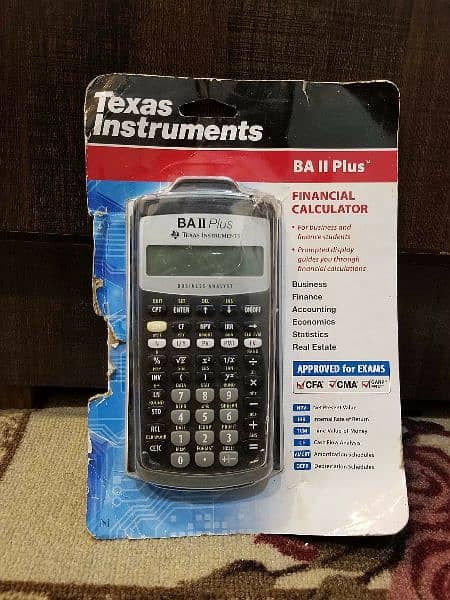 Texas Instruments BA II Plus Financial Calculator 0