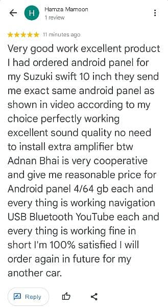 SUZUKI SWIFT 2009 2011 2013 2014 2015 2017 2019 ANDROID LED LCD PANEL 18