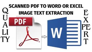 PDFs wor, Typing, writing, Logo making, oContent writing 0