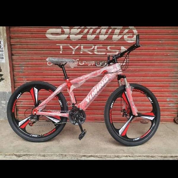 26 Inch Mountain Bicycle With Star Wheels 2