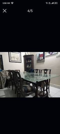 slightly used dining table