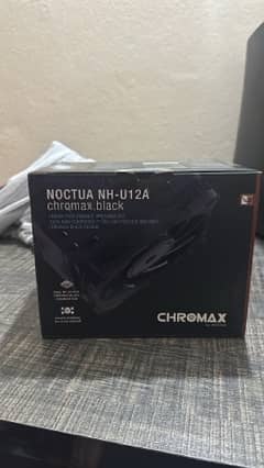 Noctua NH-U12A Black Chromax, Premium CPU Air Cooler with two fans