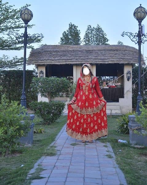 Beautiful Red Bridal Lehenga 1