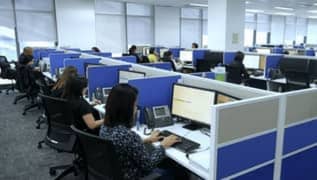 800Seats Call Center Fully Furnished For Rent