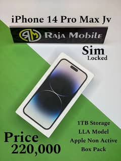 Iphone 14Promax JV Box Packed 1 TB Storage