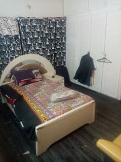 Queen Size Bed With Mattress with Dressing Table