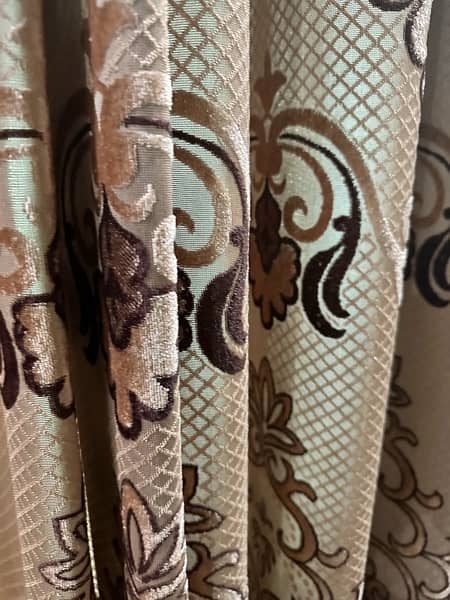 Curtains Brown color/ two piece. Good Condition . Almost new 1