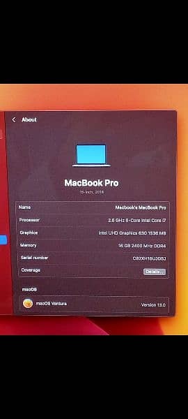 MacBook Pro 2018 Core i7 / i9 16GB 512GB 15 Inch MR942 A1990 2