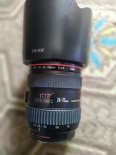 24/70 lense Canon mount 2.8 aprch 100% Working