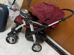 Stroller slightly used with care in foreign