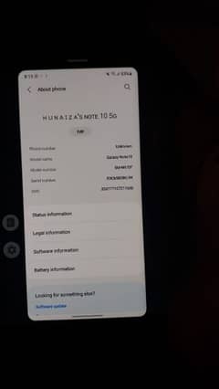 Samsung Note 10 5G sell and exchange