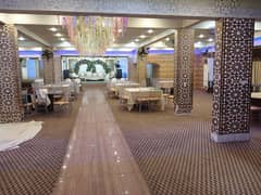 Running Ac banquet with complete setup rent 7lac deposit 40lac