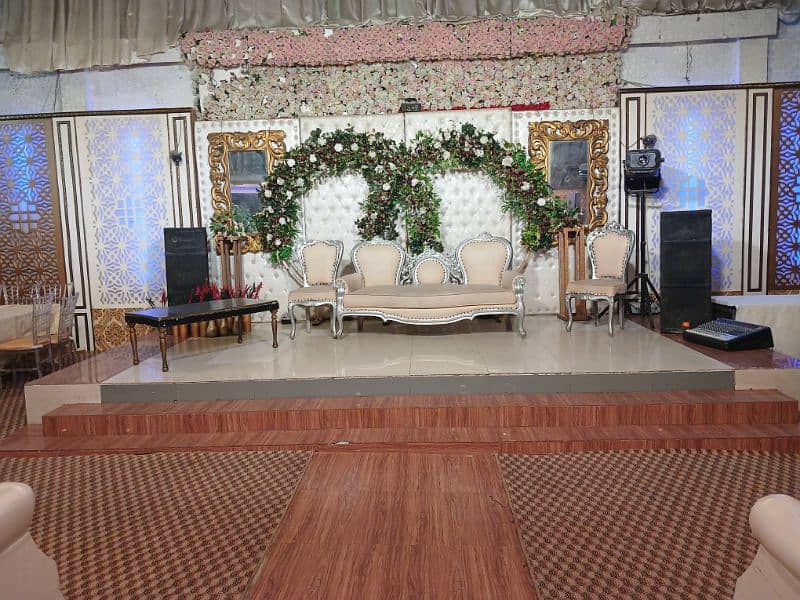 Running Ac banquet with complete setup rent 7lac deposit 40lac 2