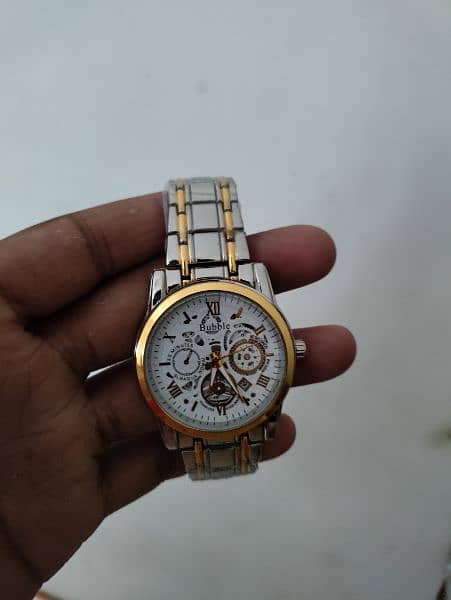 branded new watch men collection sliver and golden colour 1
