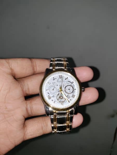 branded new watch men collection sliver and golden colour 2