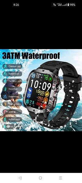 Military Smart watch IP68 waterproof Watch 4