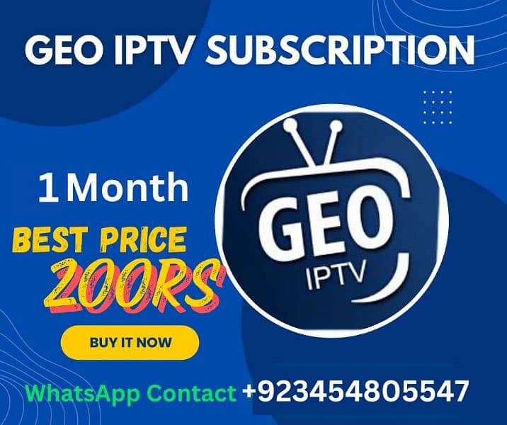 Geo IPTV in 200Rs 0