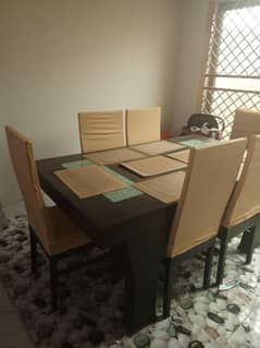 6 Chairs Dining Table for Sale 0