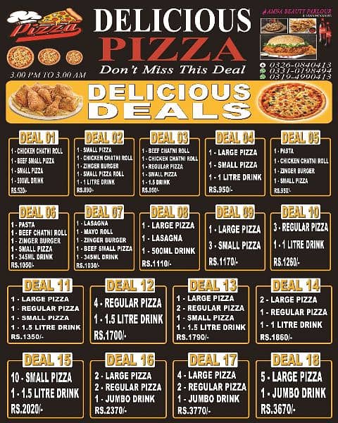 Delicious pizza & Fast Restaurant 1