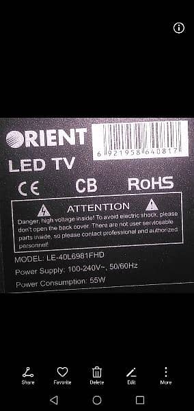 orient led tv m 1