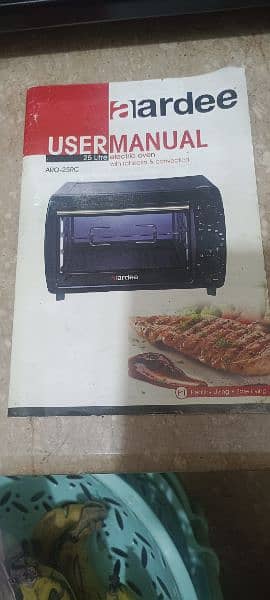 ardee electric oven just 2 3 times used 3
