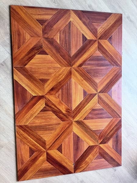 Parquet Laminate wooden Floors . PVC skirting vinyl flooring . 4
