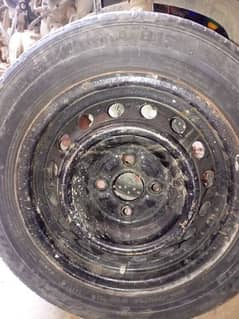 used like new tyre with Rim 14"