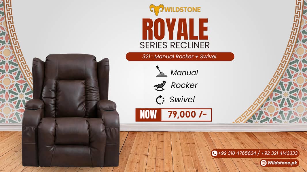 Recliner royale series, Imported Recliner, Recliner Sofa 2