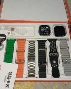 2 Smart watches (ultra + S9 ) with 7 belts