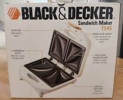 Sandwich Maker ~ Black & Decker TS45