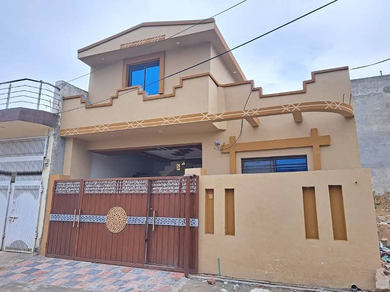 5 Marla Brand New House For Sale In Samarzar Housing Society 25 Feet Street 0