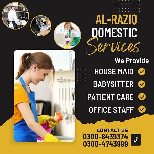 Domestic And Maid Staff Available/Domestic staff/Domestic staff provid 1