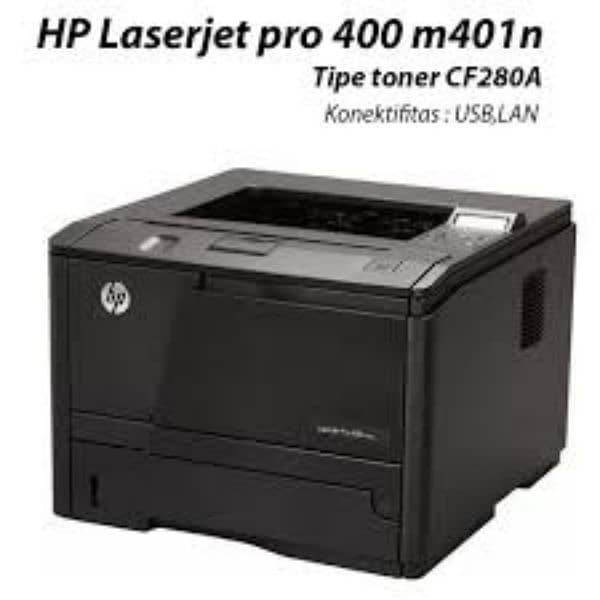 HP laserjet pro 400 printer A++ condition for sale with warranty 2