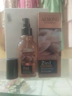 Almond  Vitamin E Serum jo Kra hair ko silky or shine