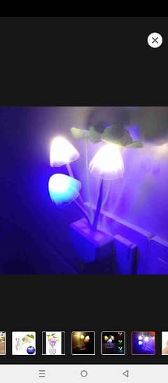 sensor LED, Mashroom light
