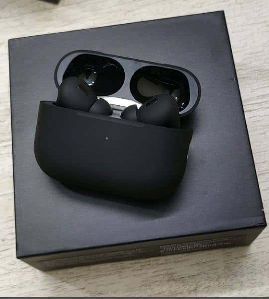 Airpods pro 2 buzzer black edition with high ANC quality 03215903373 1