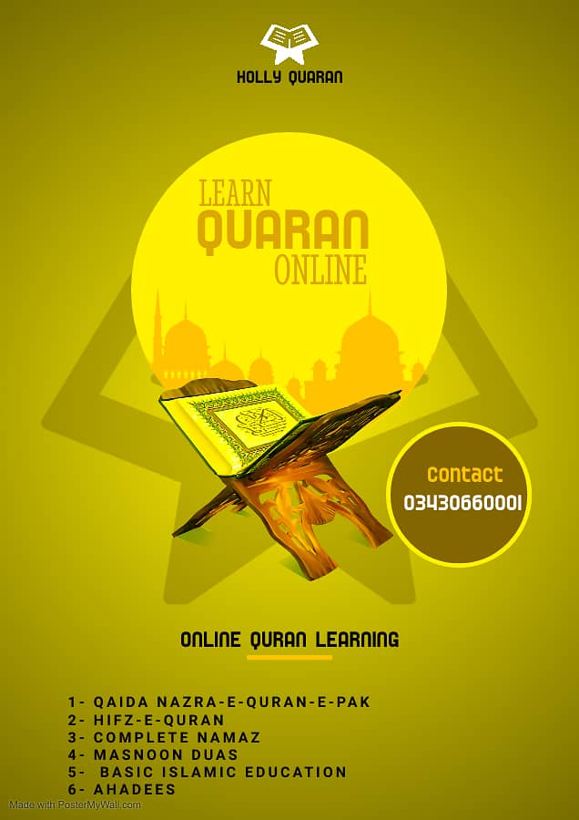Online quran teacher for kids/Quran Classes/Home & Online Quran Clases 0
