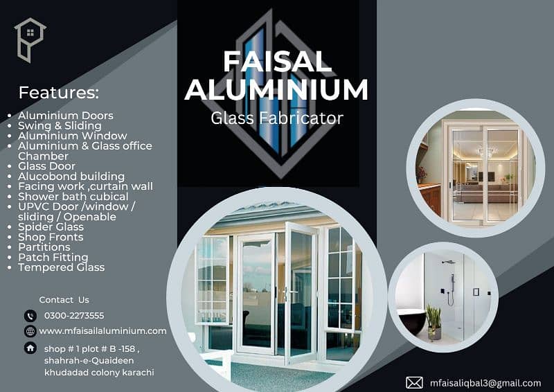 Aluminum Windows,Upvc & Doors & Glass Partition 5