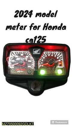 important fancy meter for125honda free delivery