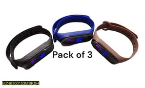 Pack of 3 kids watch