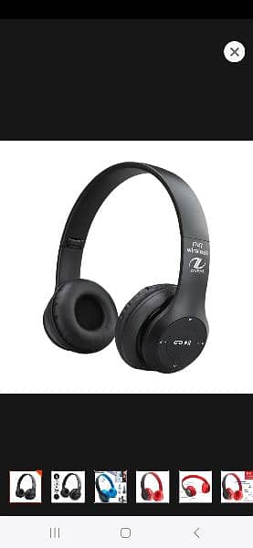 Wireless Headphones, P47 Bluetooth Foldable headphones handffree 1