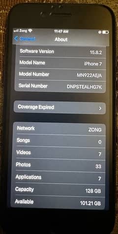 Ifone 7 128 GB for sale