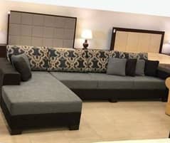Corner sofa , Master Molty foam , Solid wood , imported fabric