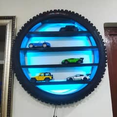 Wall decor RGB lights Tyre for item collections