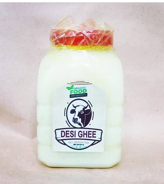 organic oil, Desi ghee and honey 1