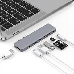 BYTTRON USB C Hub, Thunderbolt 3 Dock, Type C Hub with 4K HDMI, TF/SD