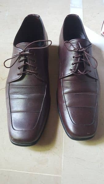 Brown Formal Shoes size 7 Clean condition 1