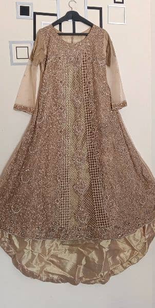 Heavy Embroidered Net Tail walima maxi 0