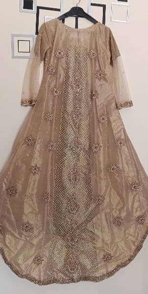 Heavy Embroidered Net Tail walima maxi 1