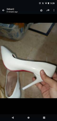 brand IELGY . colour: white. SiZE :EU 40  heels 10 cm